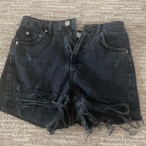Topshop Moto Mom Short